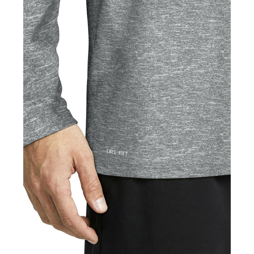Nike Swim Men's Hooded Long Sleeve Hydroguard Top - Particle Grey