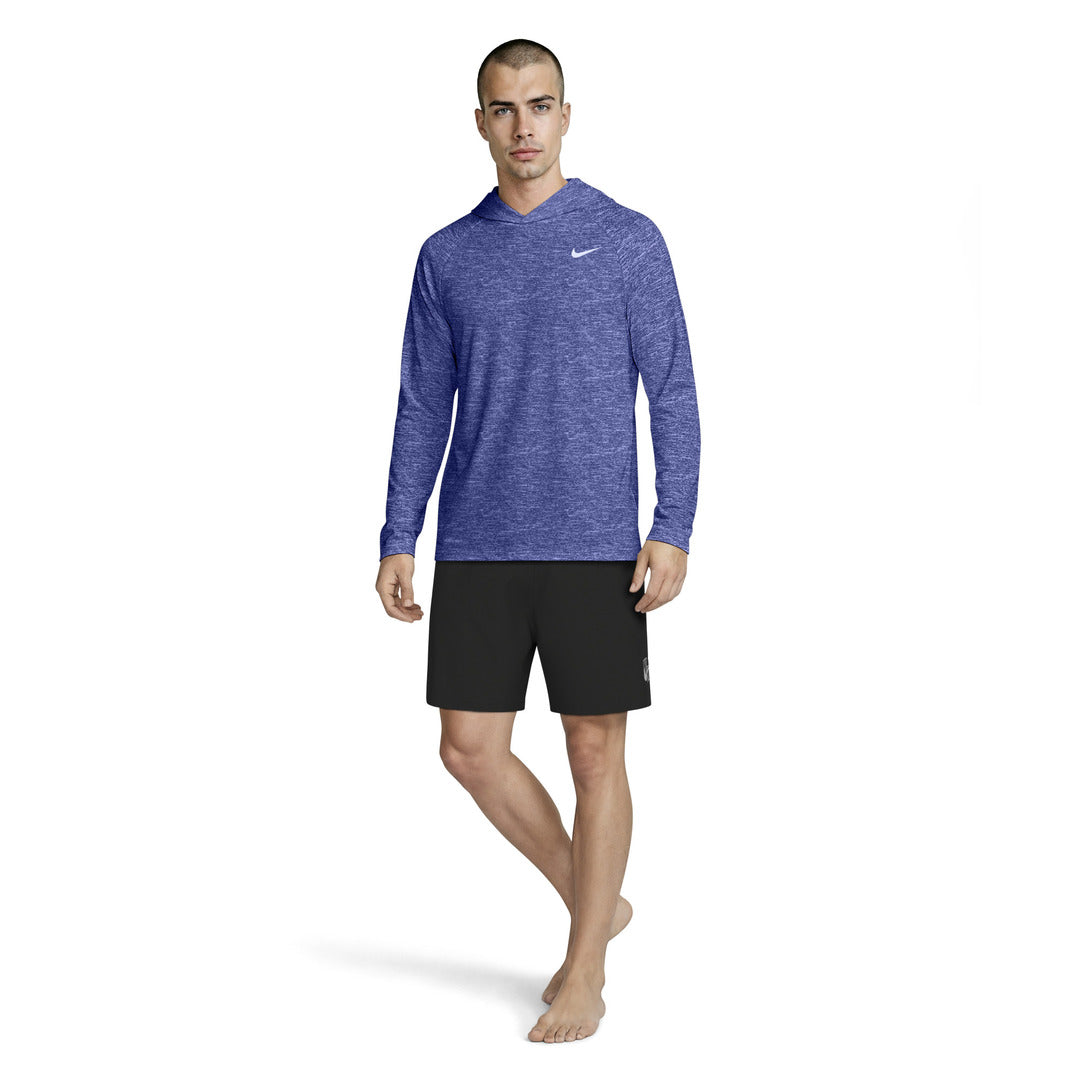 Nike Swim Men's Hooded Long Sleeve Hydroguard Top - Midnight Navy