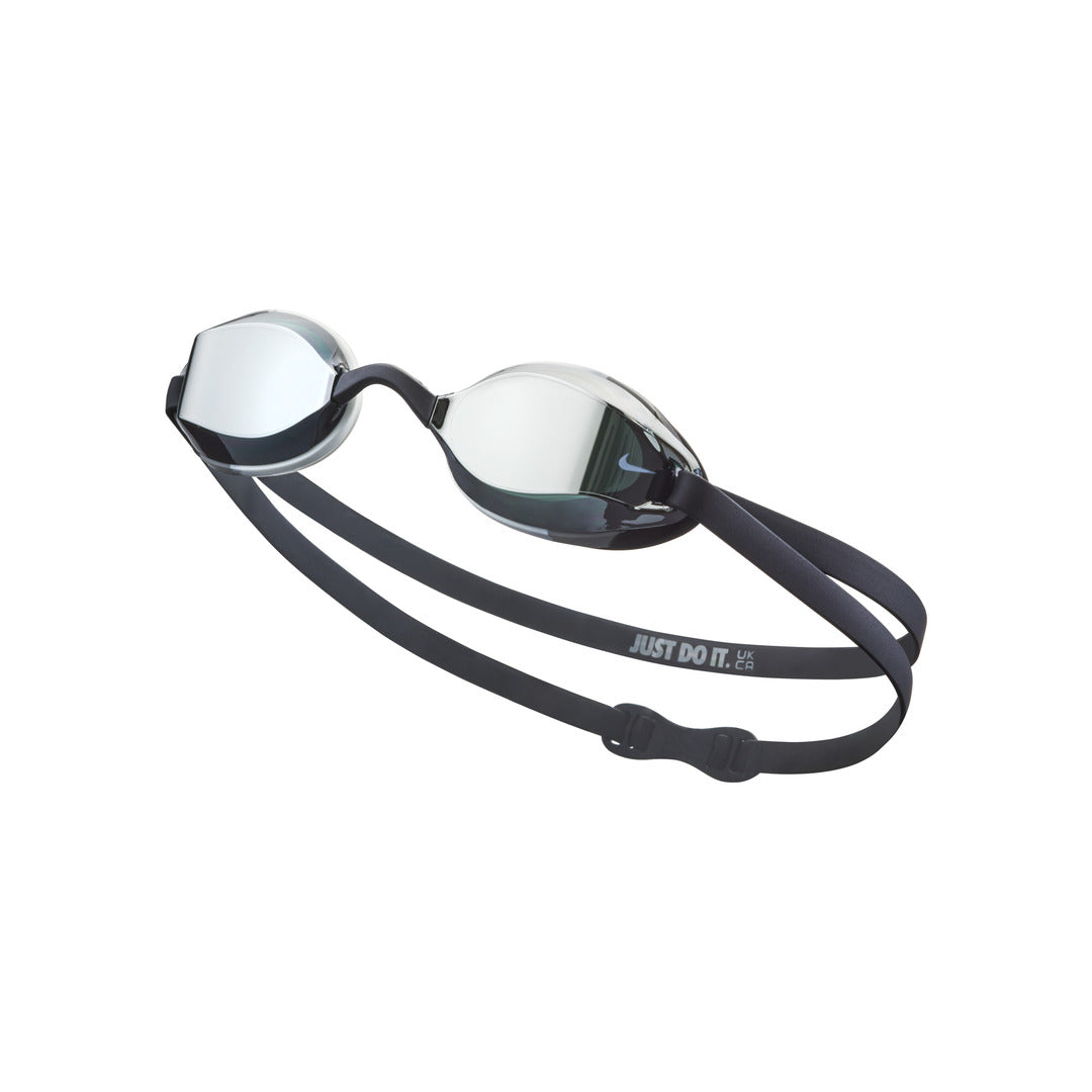 Nike Swim Big Kids' Legacy Mirrored Goggles (NESSC165) - Silver