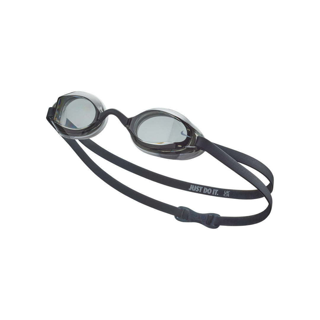 Nike Swim Big Kids' Legacy Mirrored Goggles (NESSC166) - Black/White