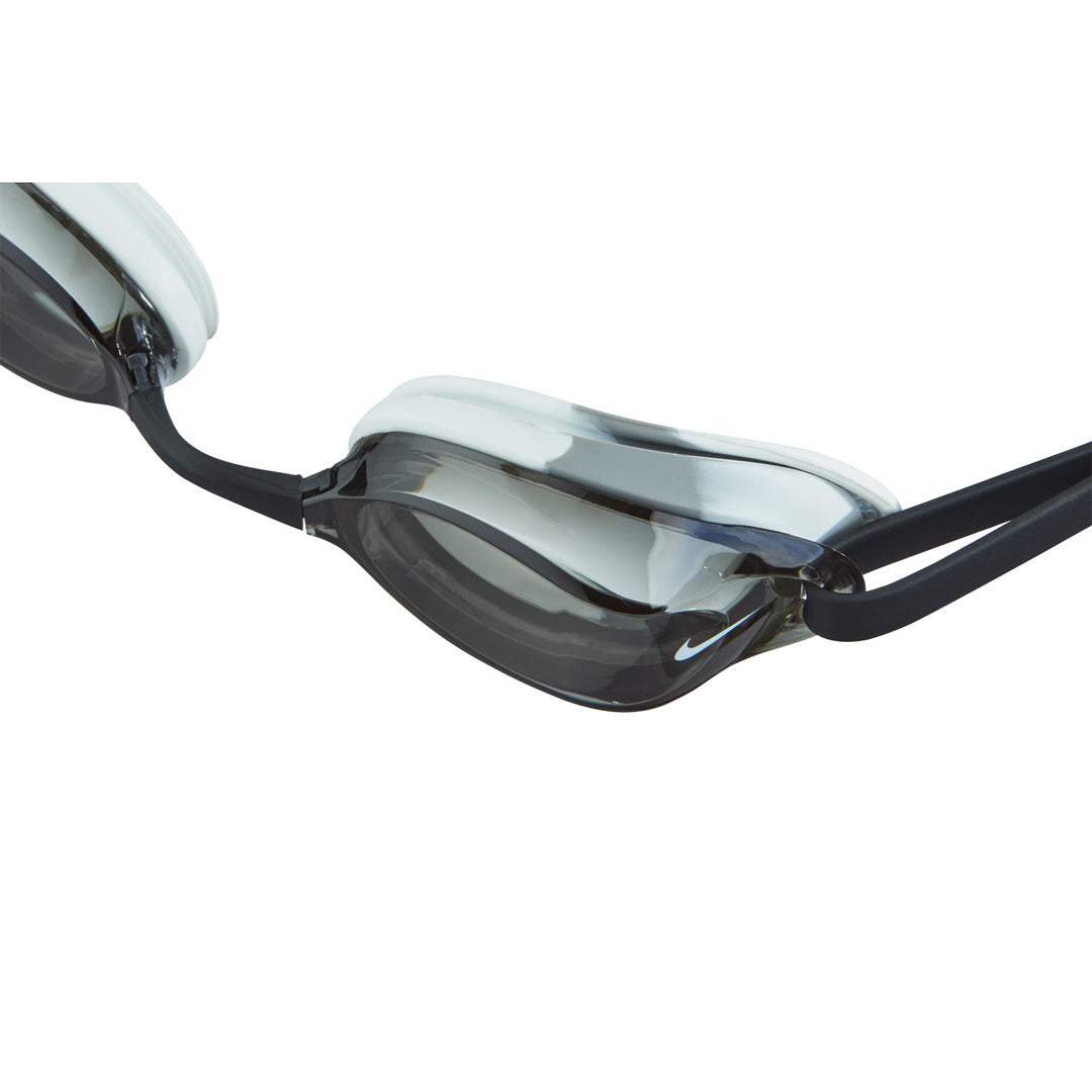 Nike Swim Big Kids' Legacy Mirrored Goggles (NESSC166) - Black/White