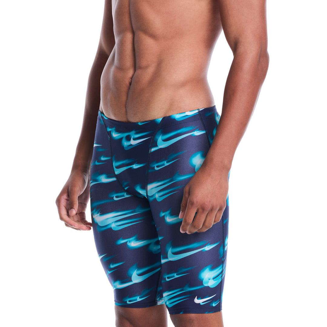 Nike Swim Men's HydraStrong Competition Jammer (NESSG029) - Green Abyss