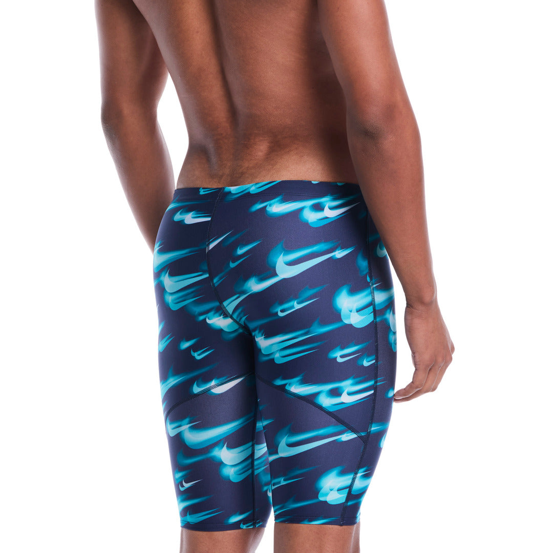 Nike Swim Men's HydraStrong Competition Jammer (NESSG029) - Green Abyss