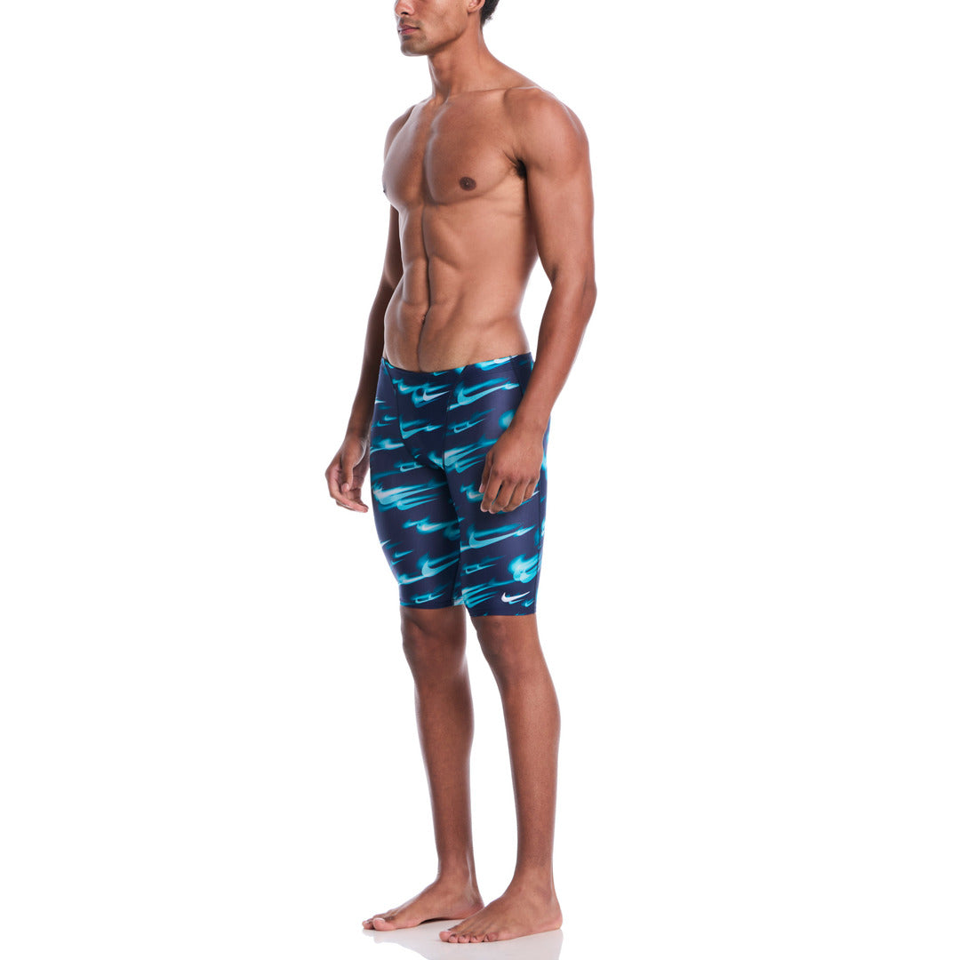 Nike Swim Men's HydraStrong Competition Jammer (NESSG029) - Green Abyss