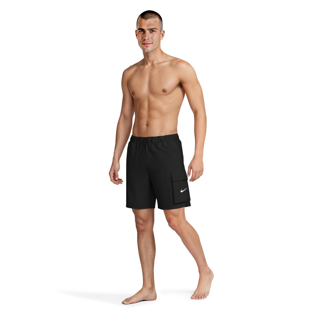 Nike Swim Men's Voyage 7" Volley Swim Shorts - Black