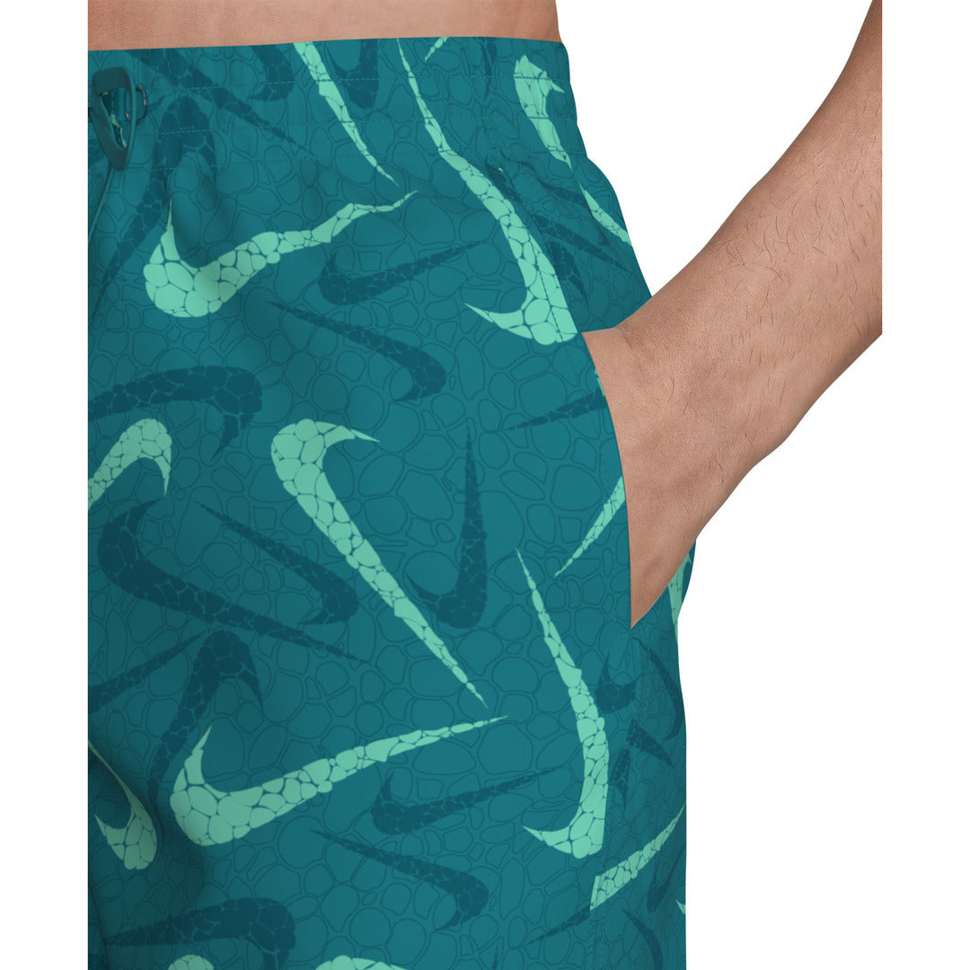 Nike Swim Men's Breaker 7" Volley Swim Shorts (NESSG550) - Energy