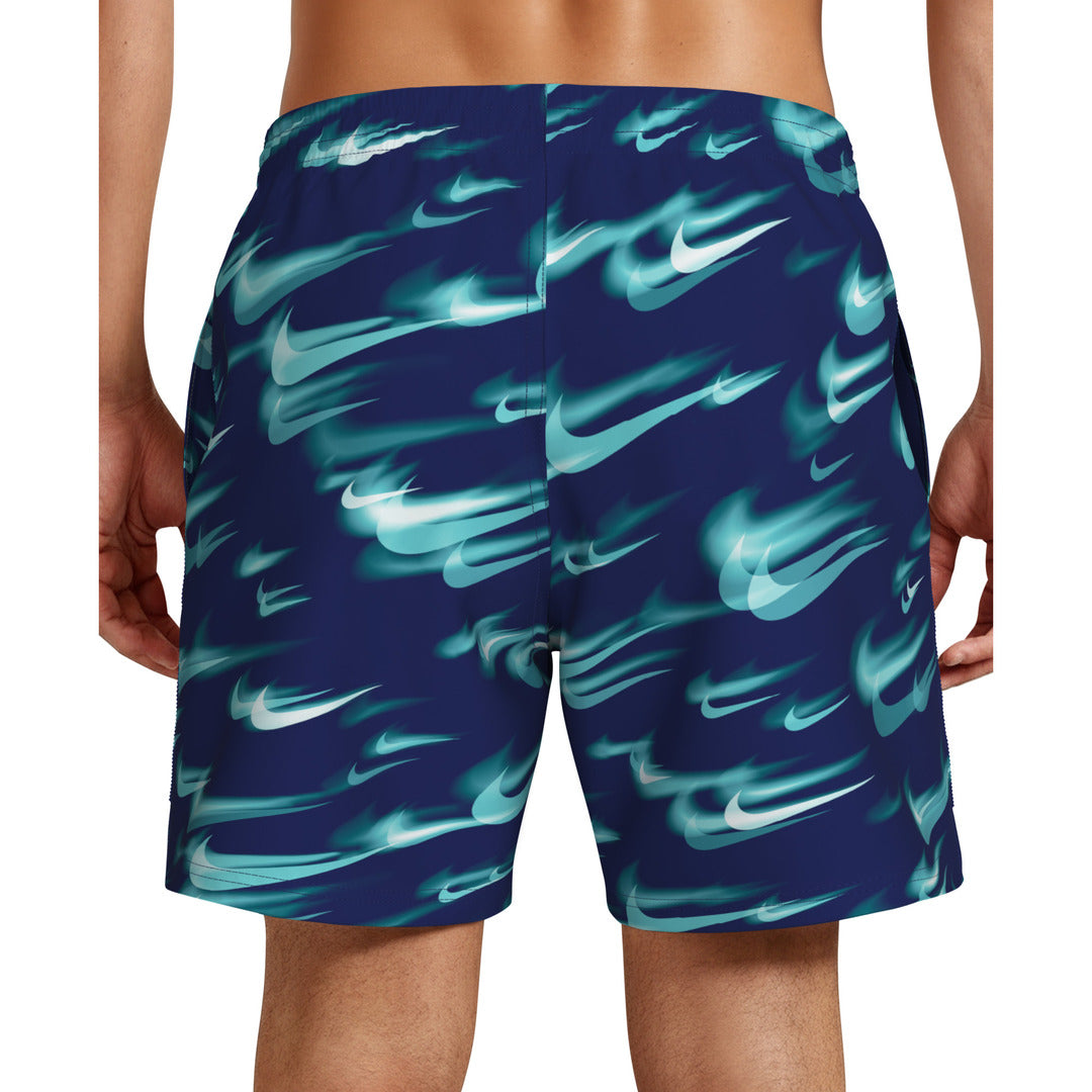 Nike Swim Men's Breaker 7" Volley Swim Shorts (NESSG550) - Blue