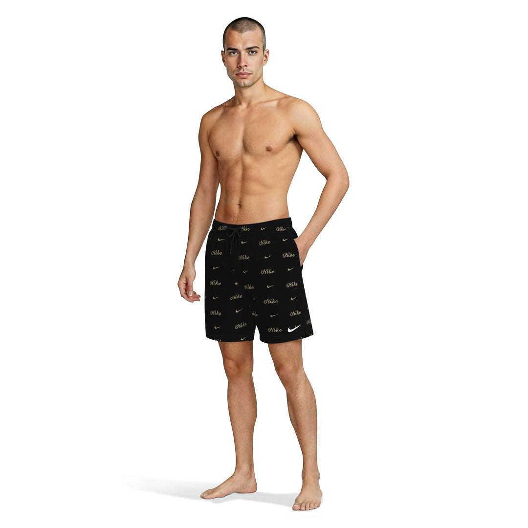 Nike Swim Men's 7" Volley Swim Shorts (NESSG559) - Black