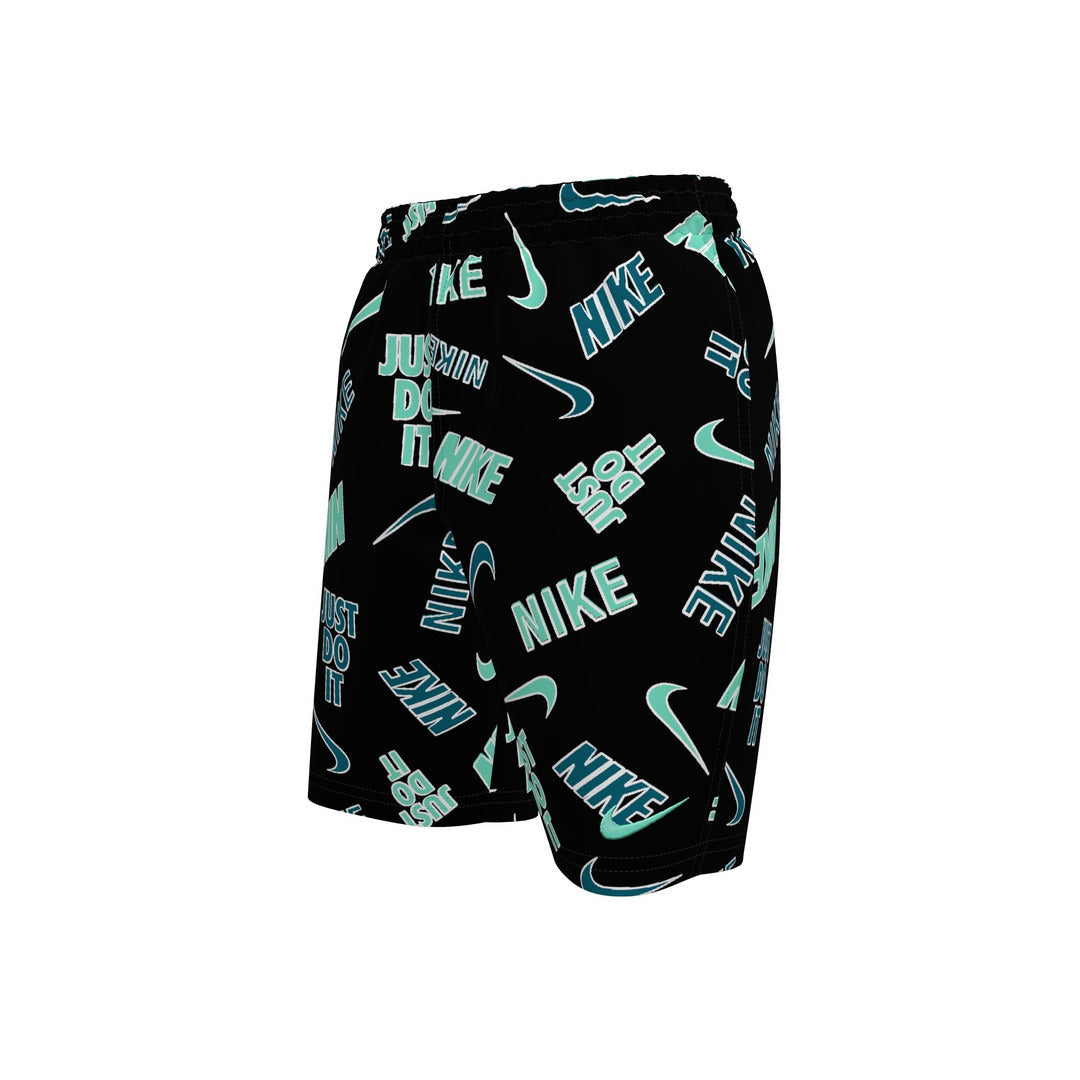 Nike Swim Boys' Breaker 7" Volley Swim Shorts (NESSG814) - Black