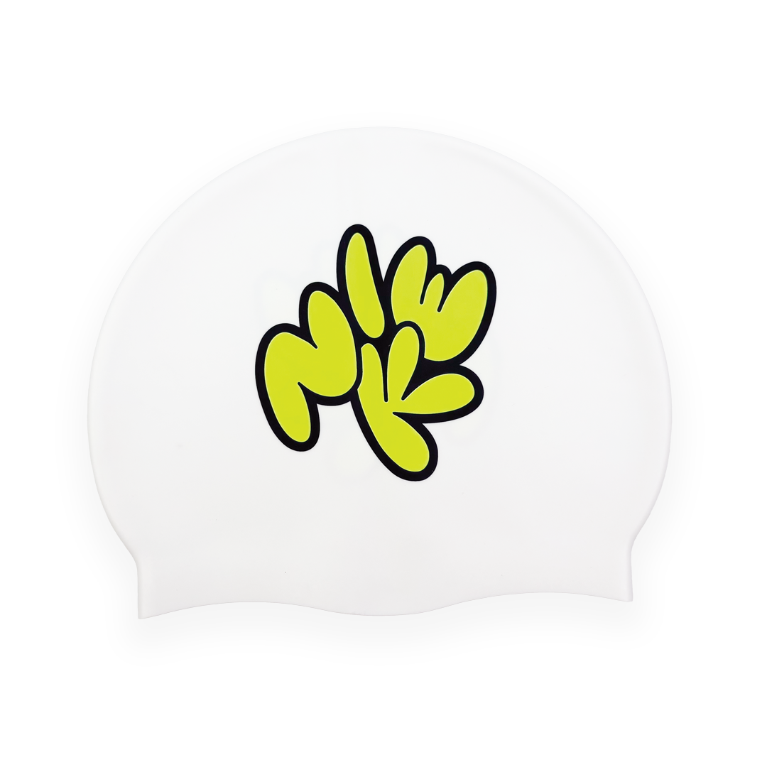 Nike Swim Multi Graphic White Cap