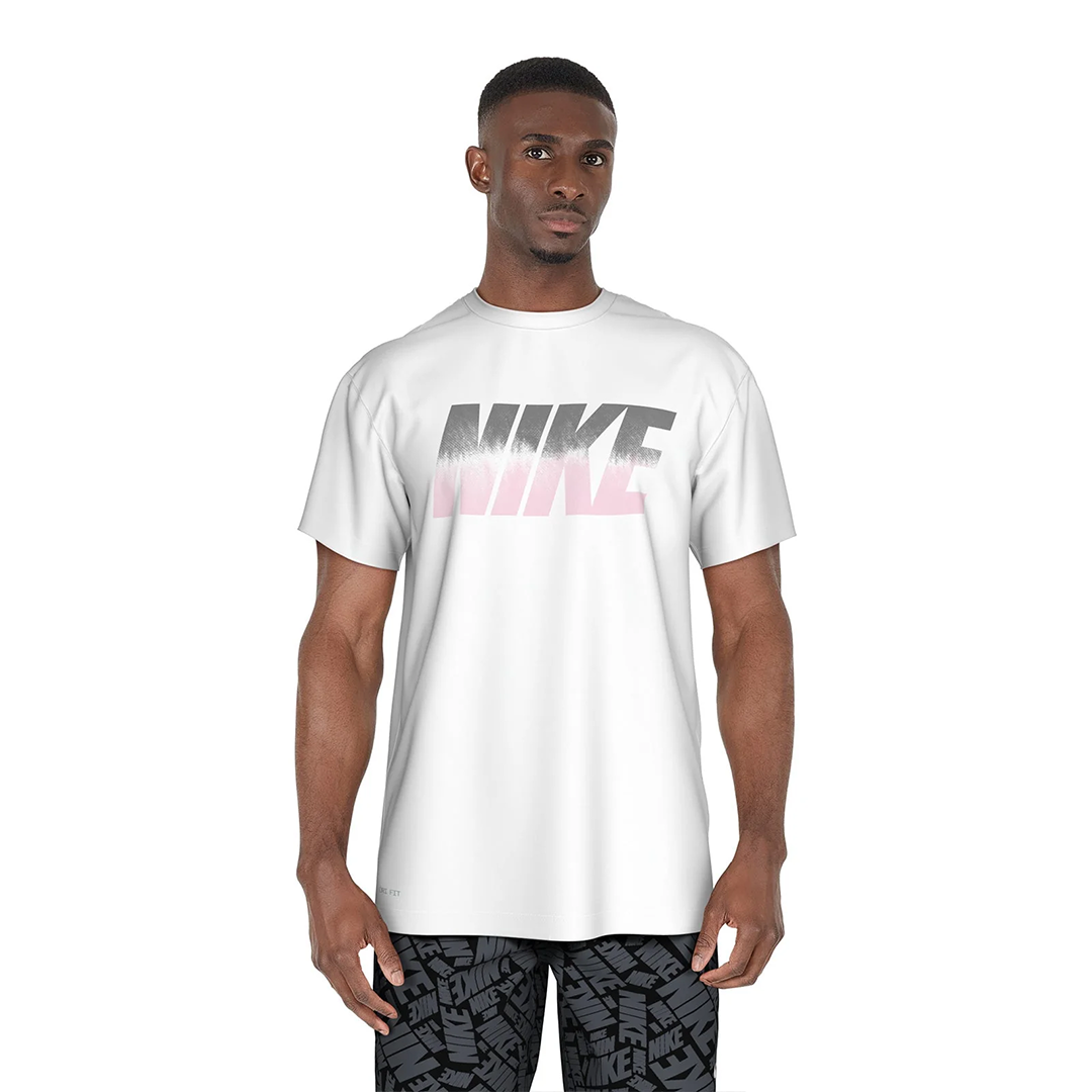 Nike Swim Men's Ocean Merge Short Sleeve Hydroguard Top
