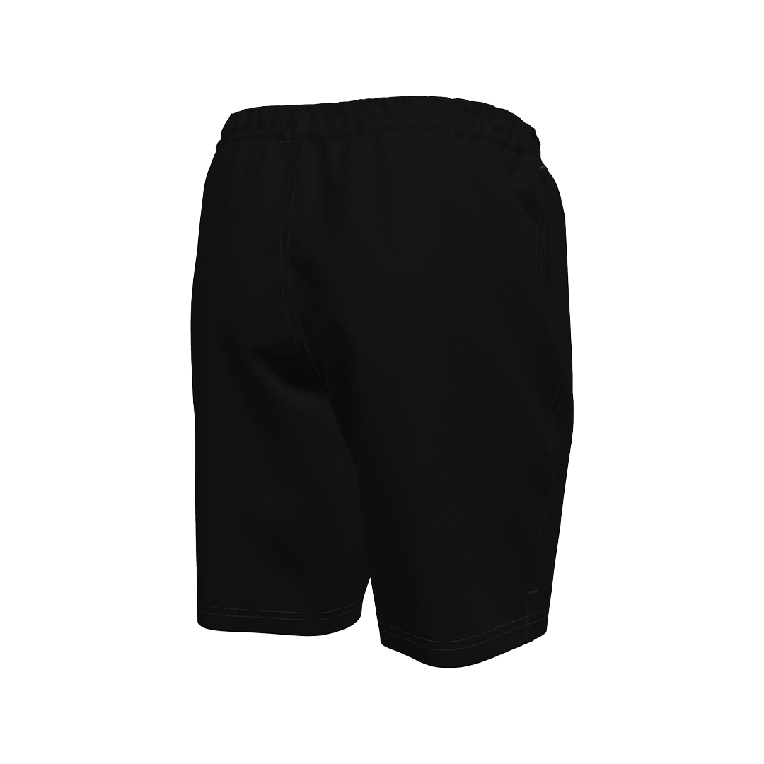 Black shorts on a white background