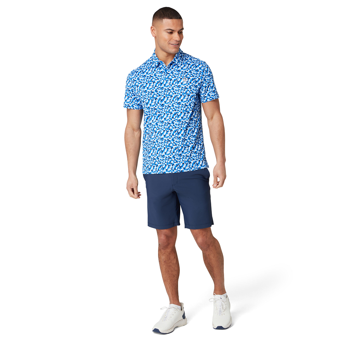 Original Penguin All-Over Underwater Mosaic Printed Polo