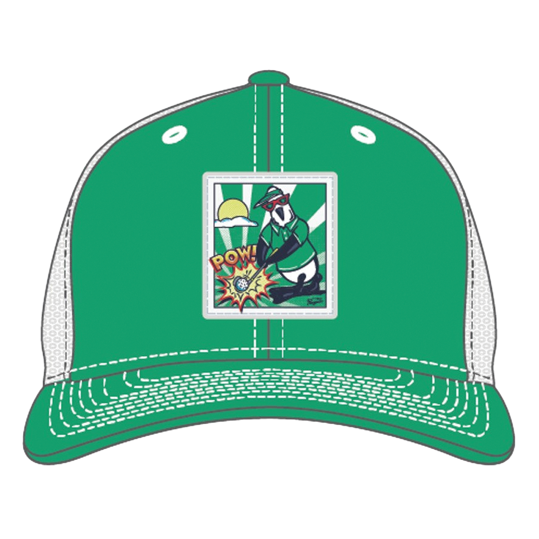PE-OGASE004 Original Penguin Pop Fest Trucker Cap Side1