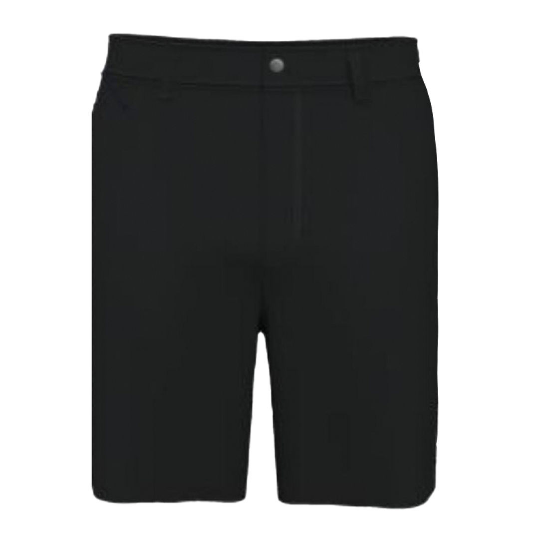 Black shorts on a white background