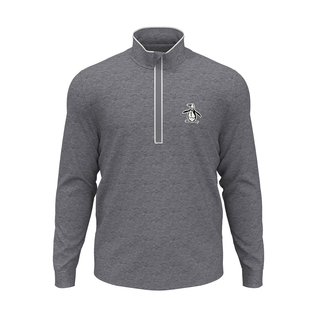Original Penguin Performance 1/4-Zip Technical Earl - Quiet Shade Heather