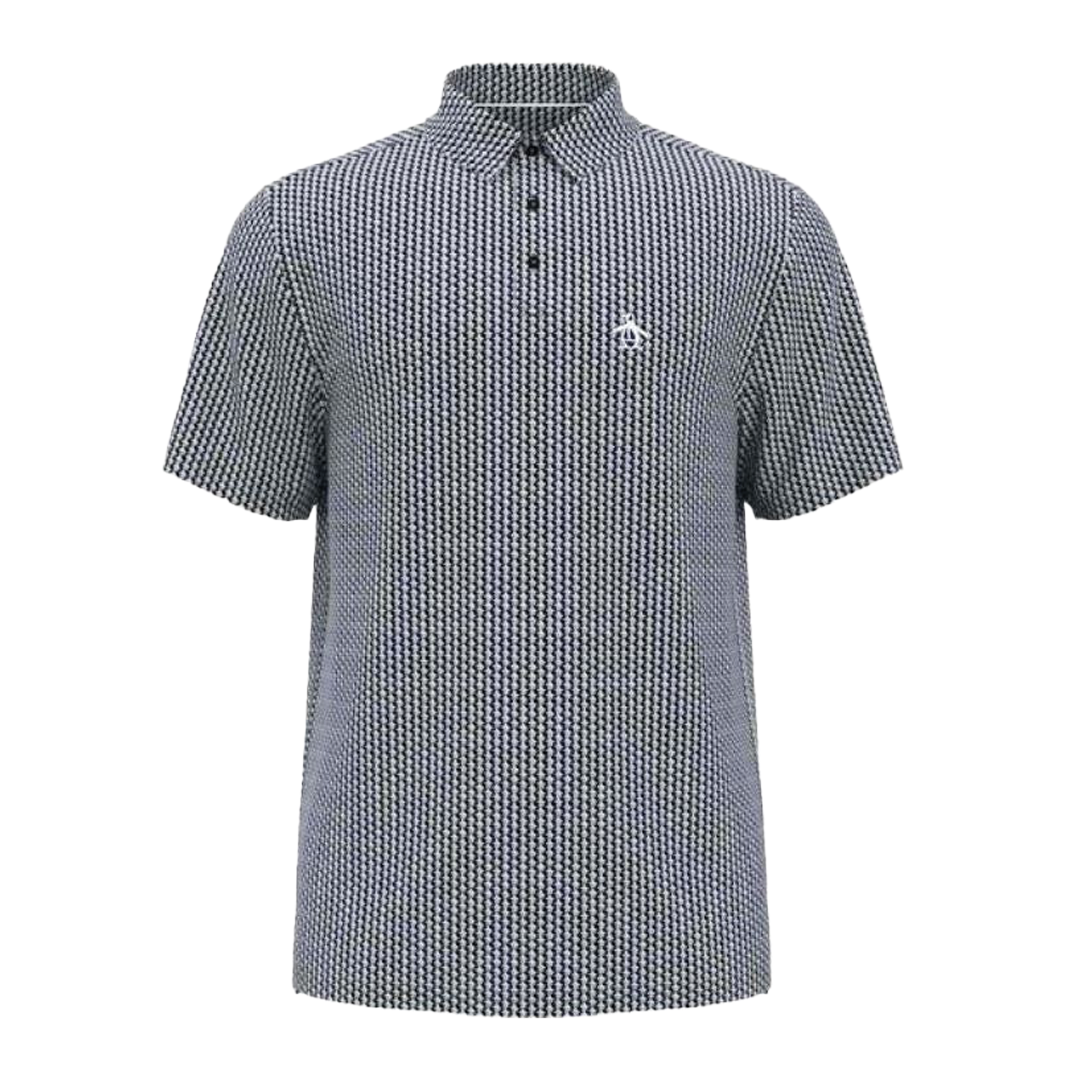 PE-OGKSC026-039 Original Penguin The All Over Pete Print Polo Quiet Shade Main
