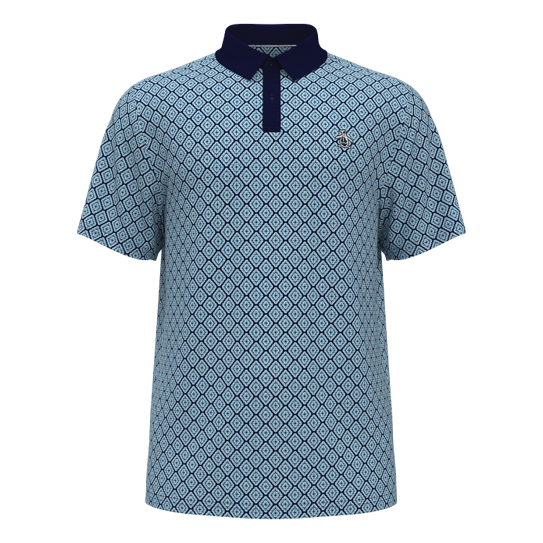 Original Penguin Bohemian Jacquard Block Polo