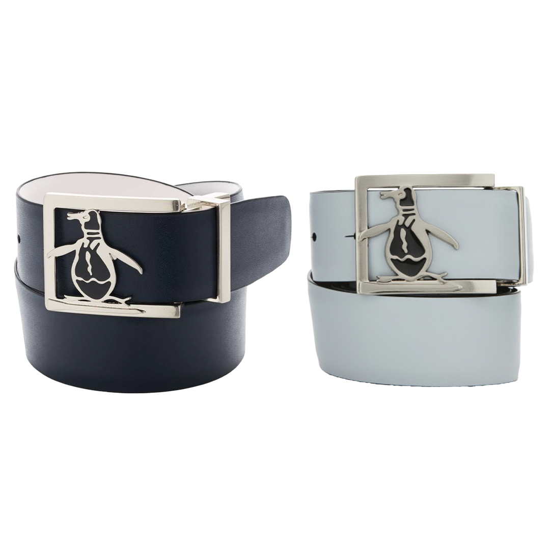 PE-PN06000G-002-OS Original Penguin Reversible Leather Golf Belt Main