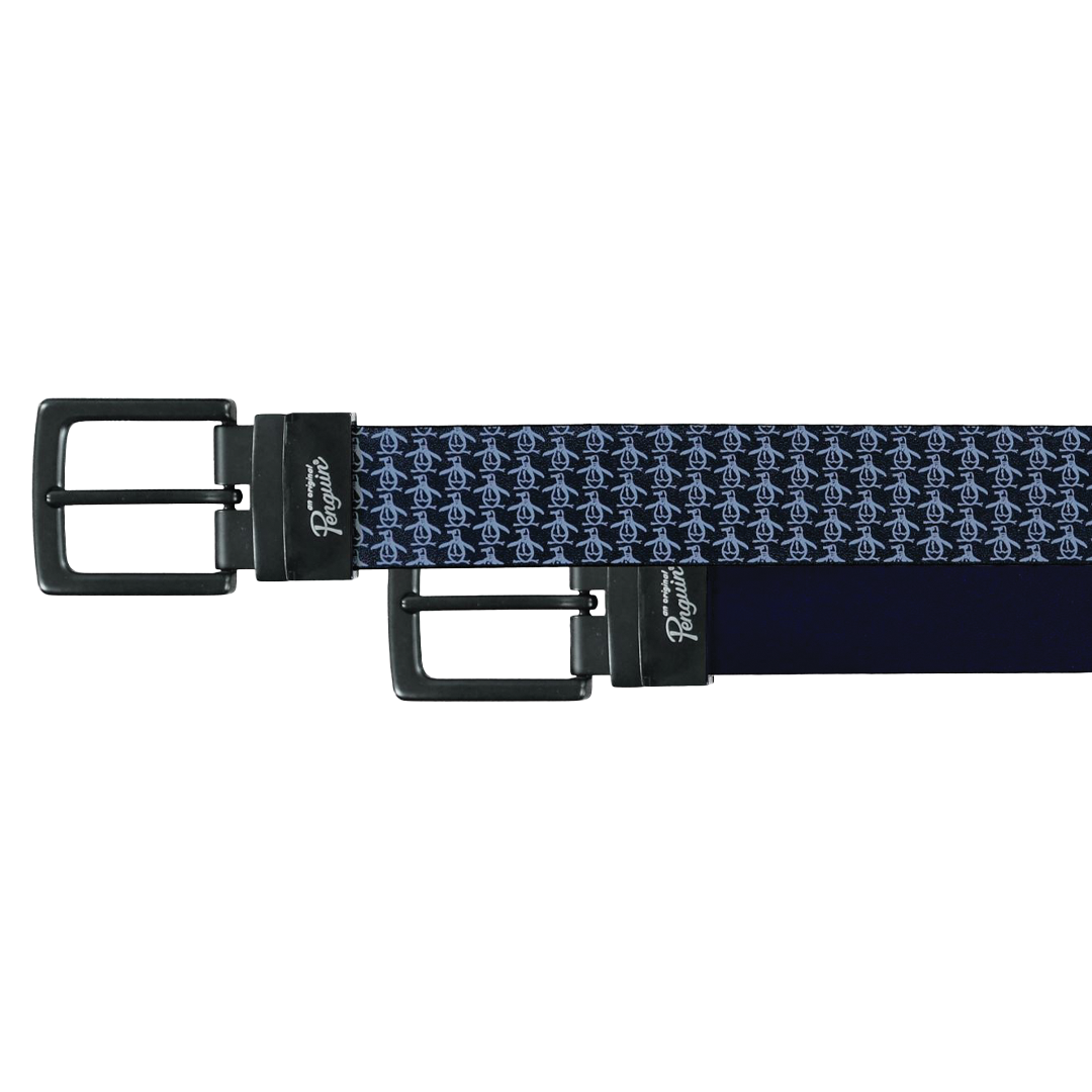 PE-PN06010G Original Penguin All Over Pete Printed Belt Side1