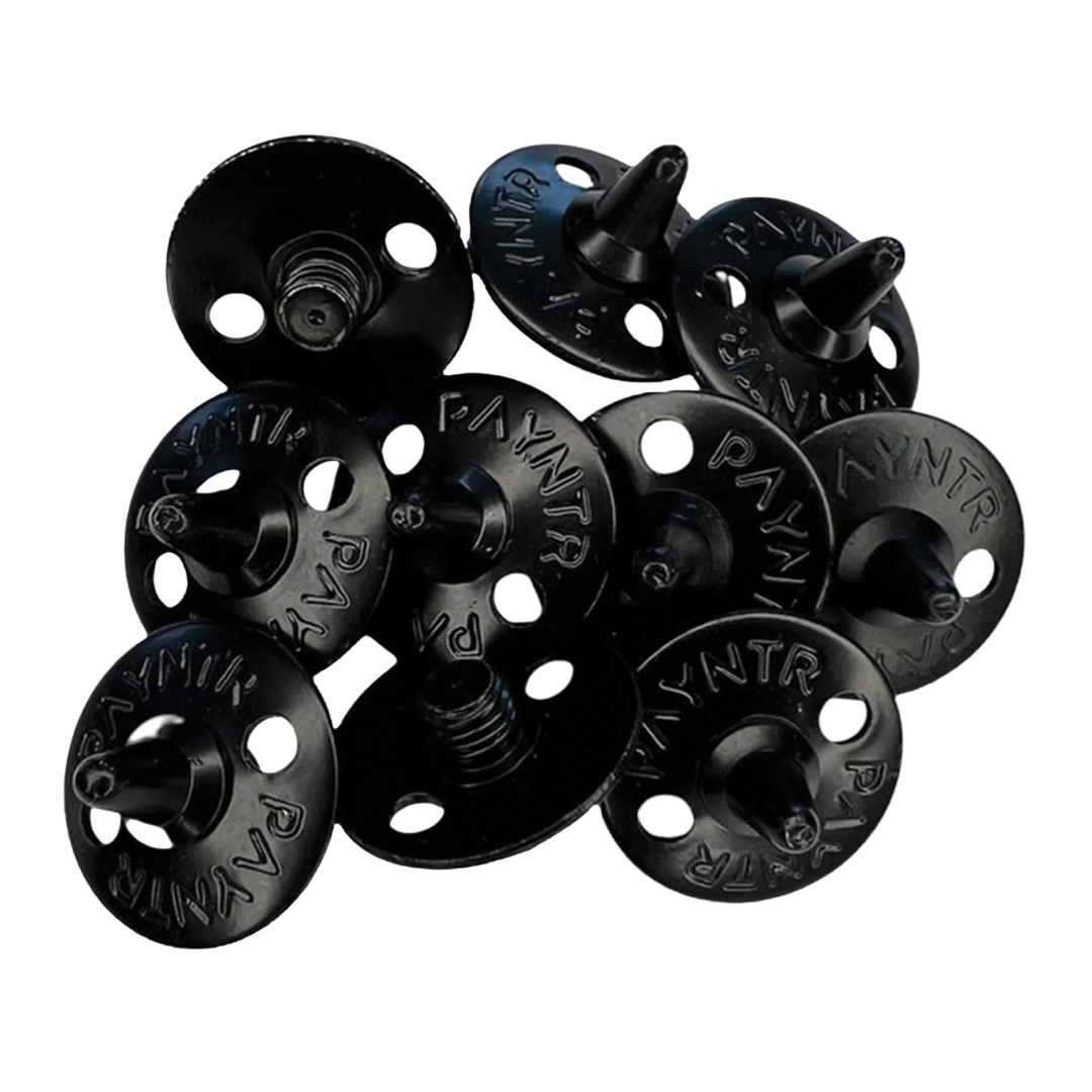 Payntr Black Matte Spikes - Pack of 10