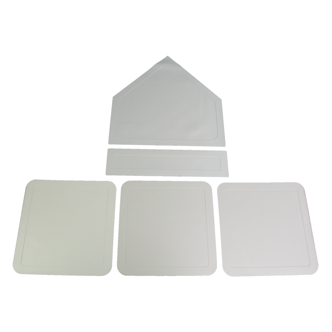 SFBA19 Rubber Throw Down Bases Set Of 5 White Main