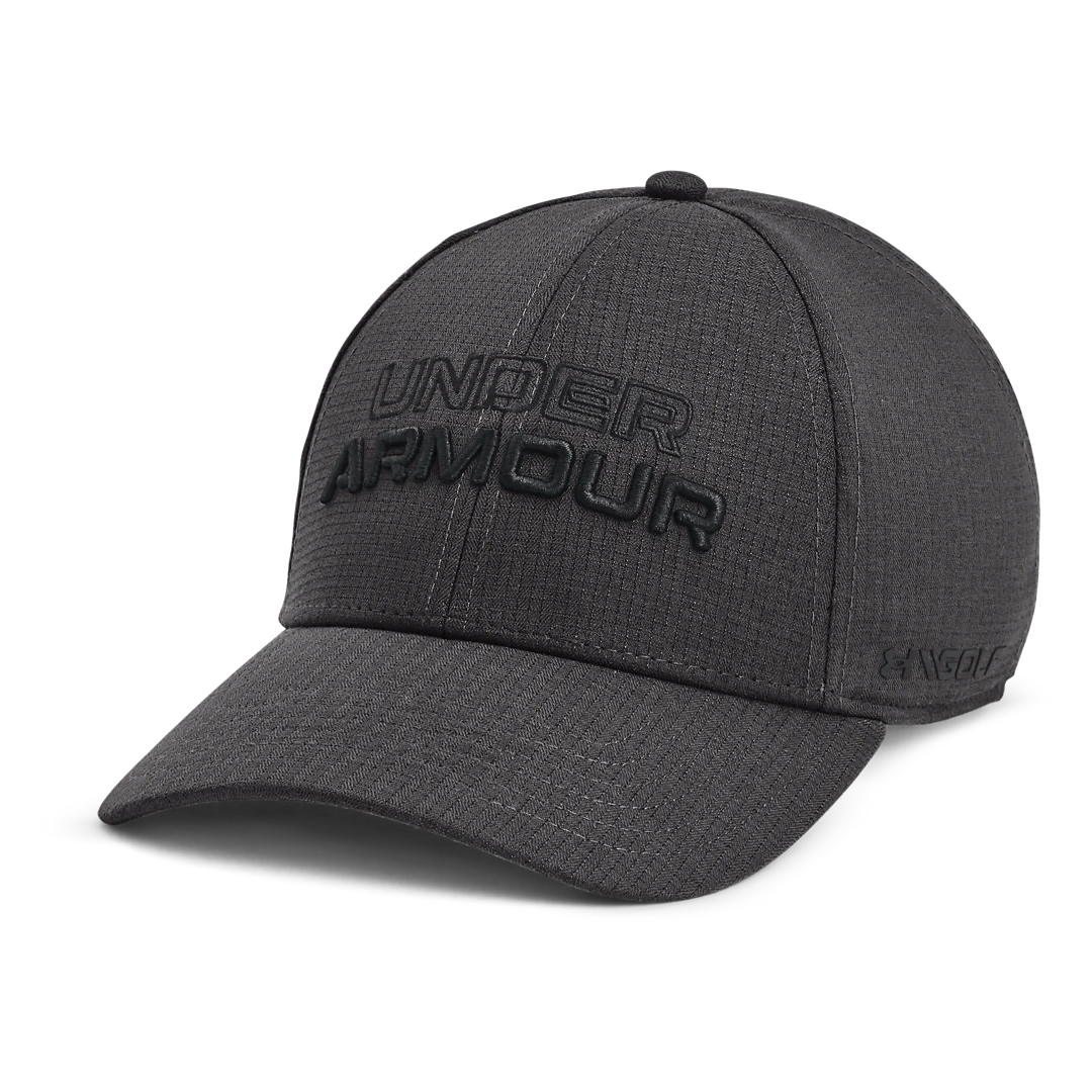 Gray cap with Under Armour logo on a white background