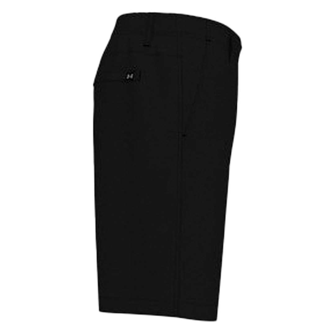 Black shorts on a white background