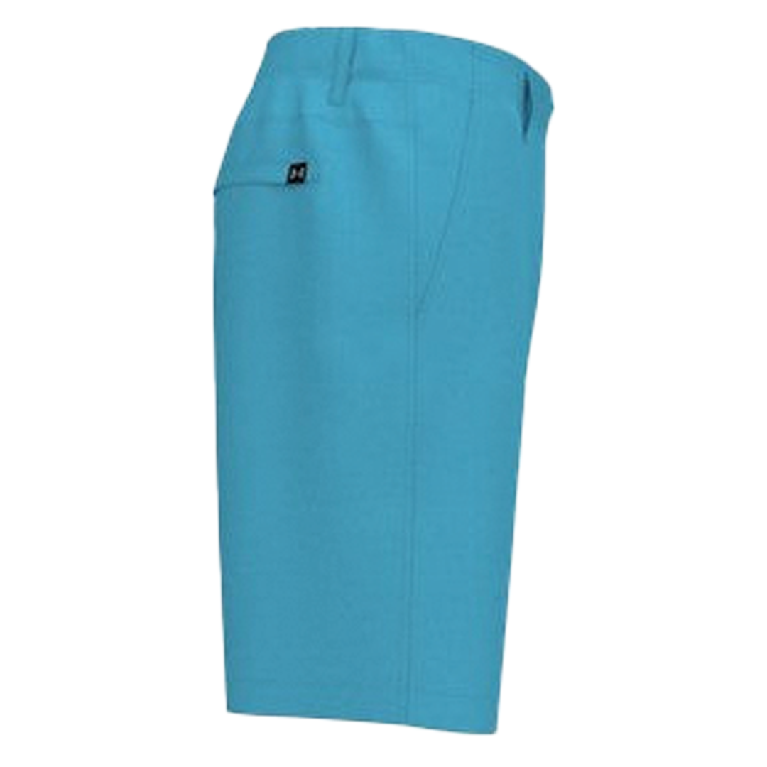 Blue shorts on a white background
