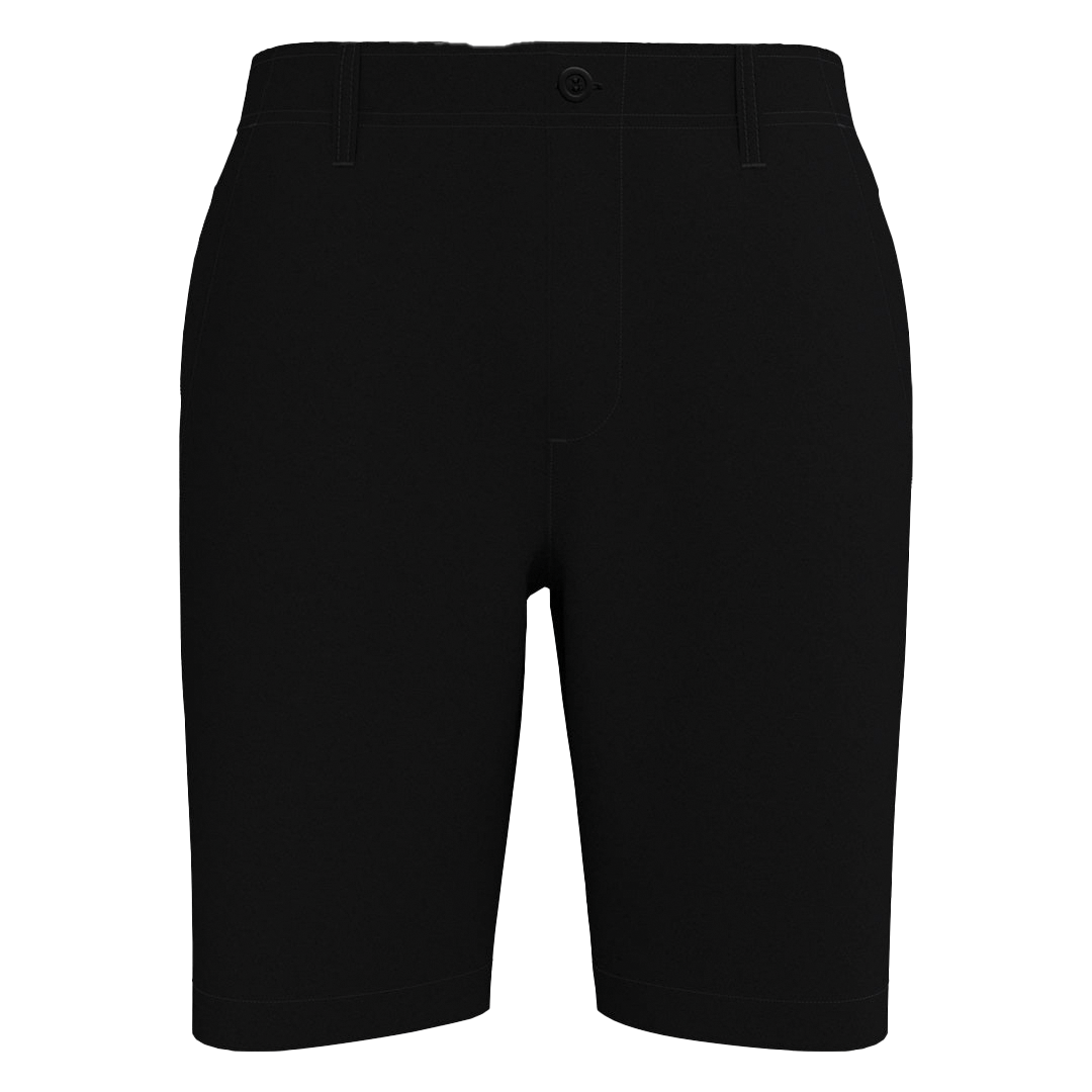 Black shorts on a white background