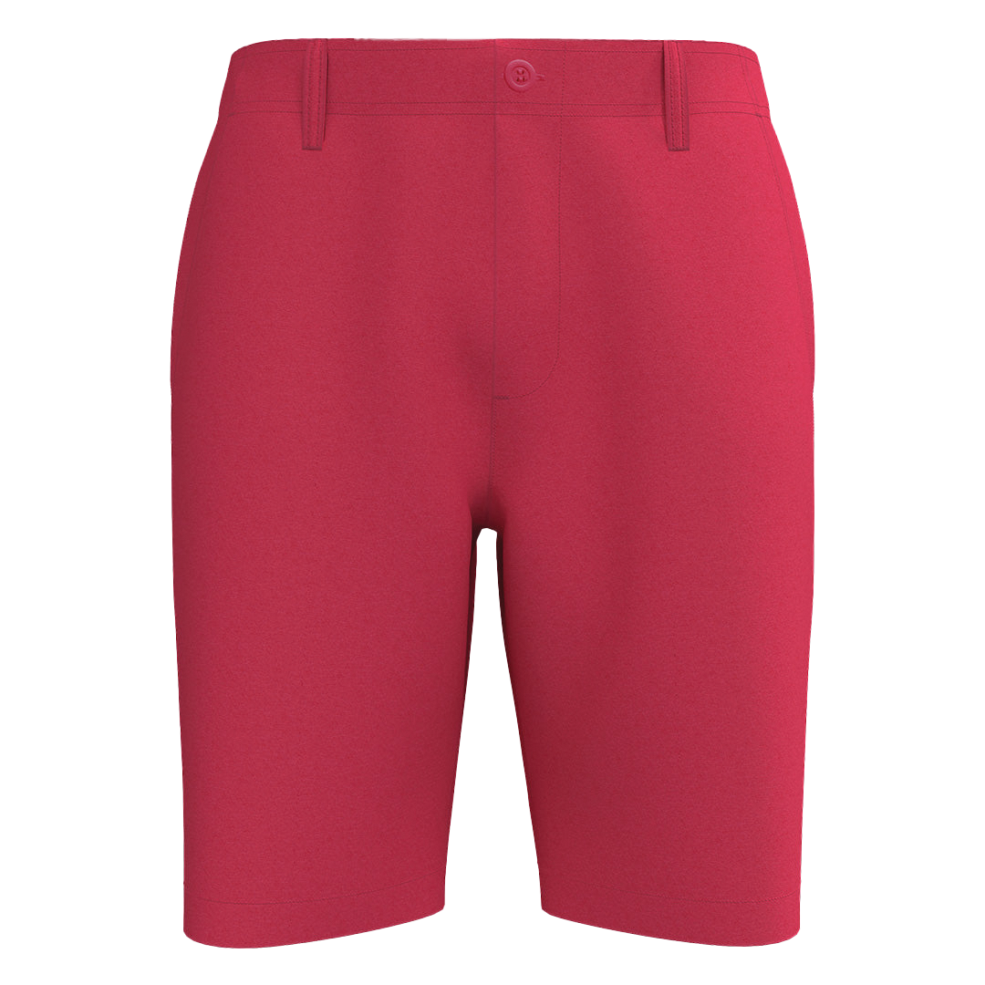 Red shorts on a white background