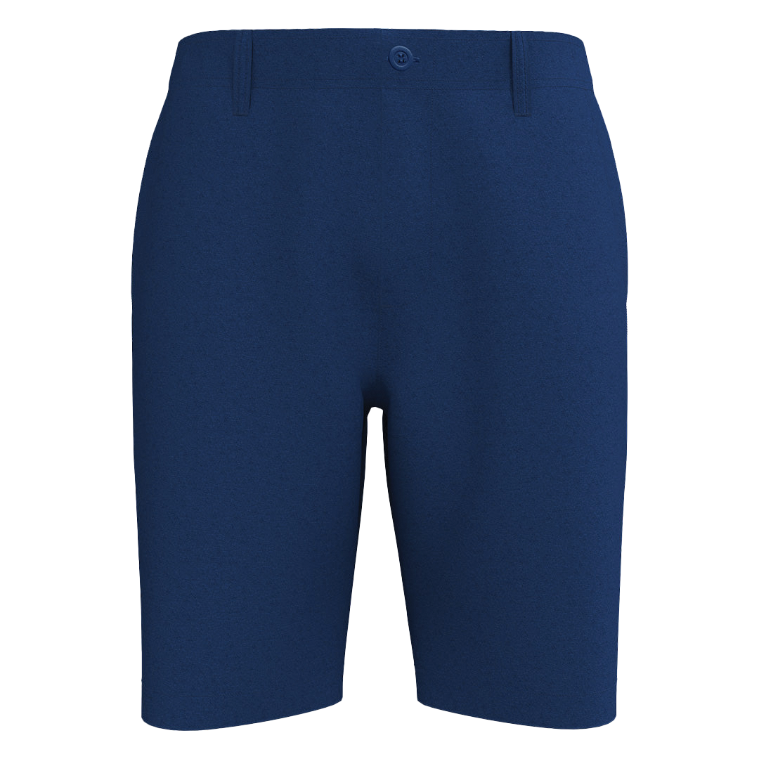 Blue shorts on a white background