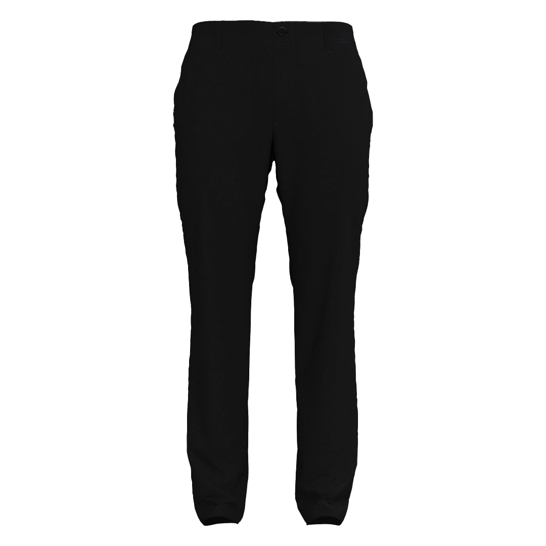 Black sweatpants on a white background
