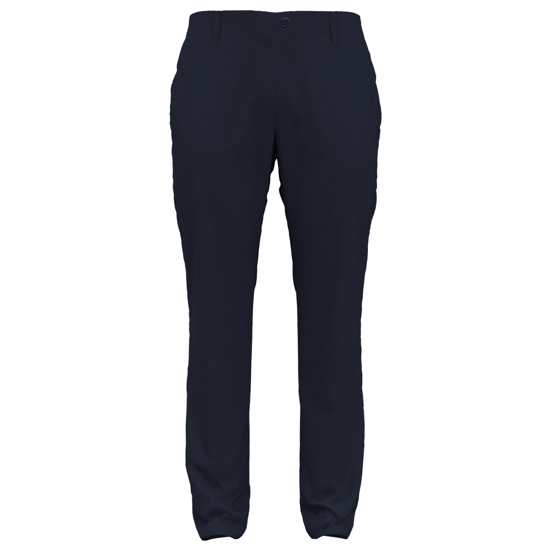 Black pants on a white background