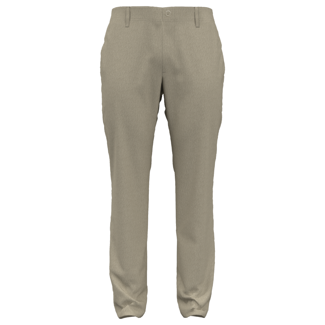 Beige pants on a white background