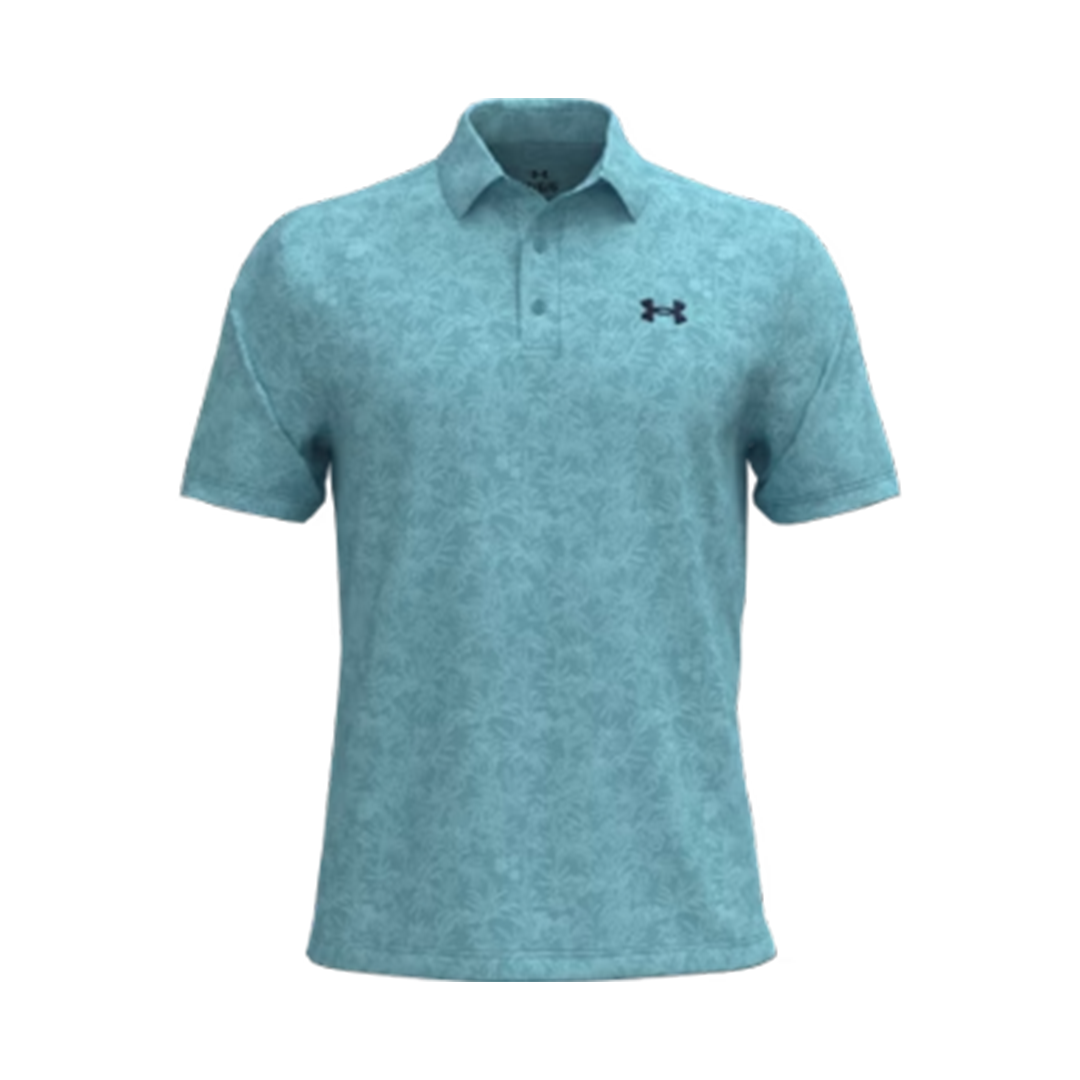 Under Armour Playoff 3.0 Printed Polo Blue Haze