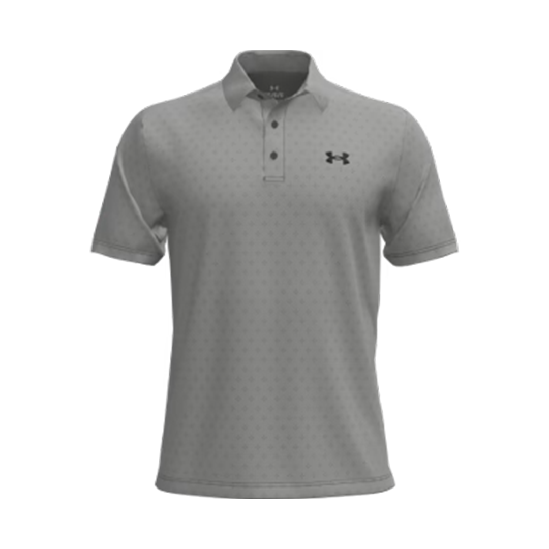 Under Armour Playoff 3.0 Printed Polo Clay Green Titanium 