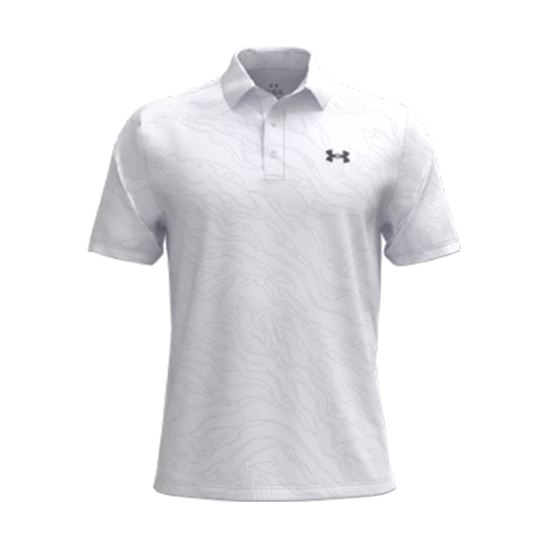 Under Armour Playoff 3.0 Printed Polo White