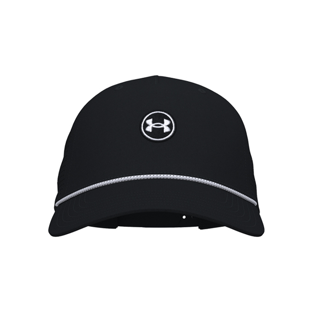 Under Armour Mens Drive Rope Adj Cap - Black/White