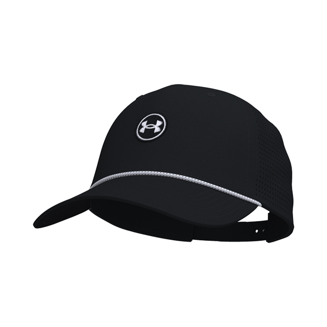 Under Armour Mens Drive Rope Adj Cap - Black/White
