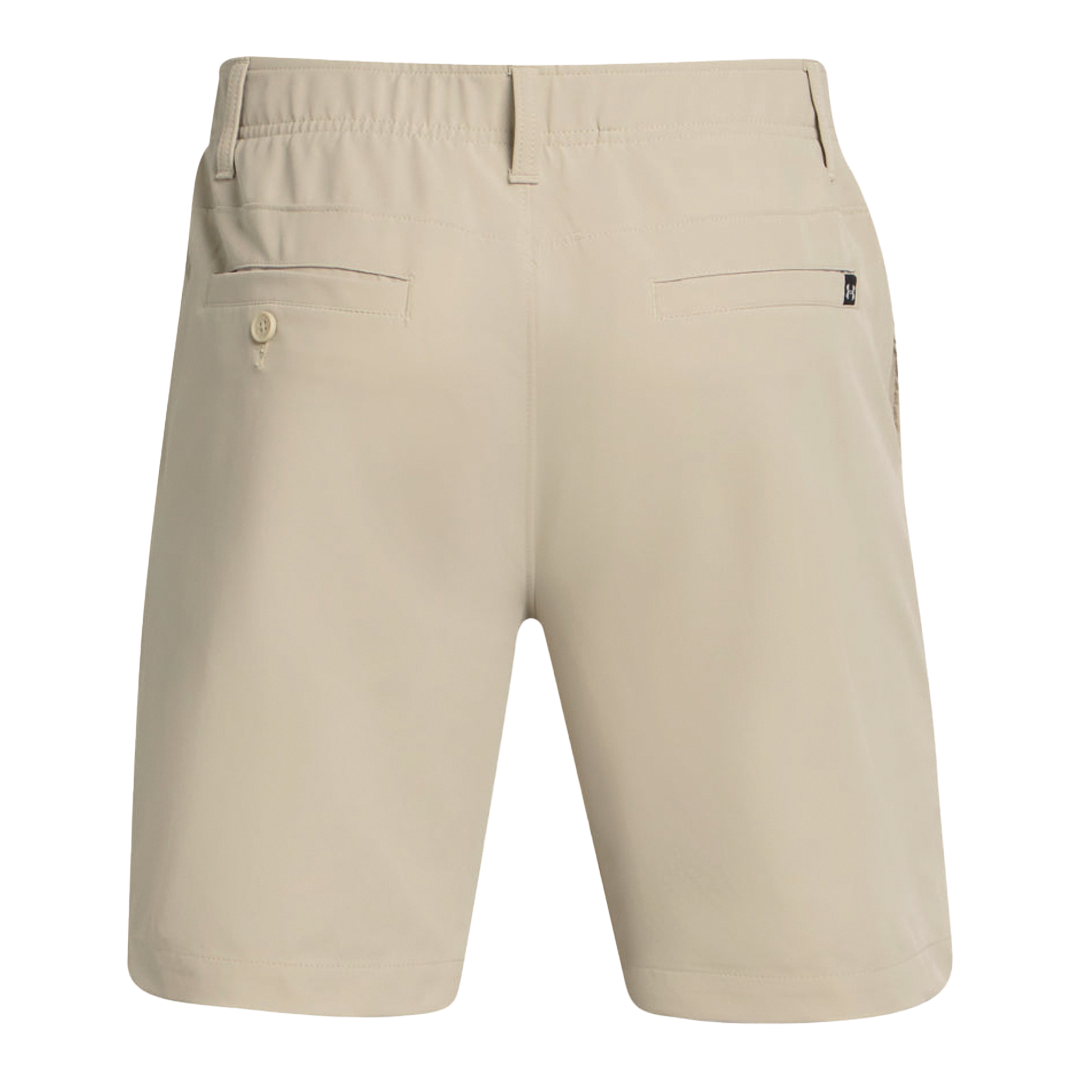 Beige shorts on a white background