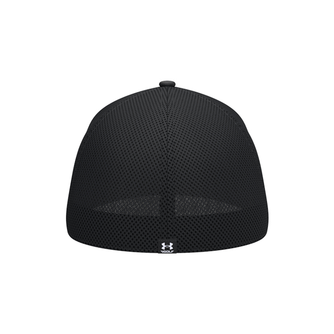 Under Armour Mens Drive Mid Stretch Cap - Black/White