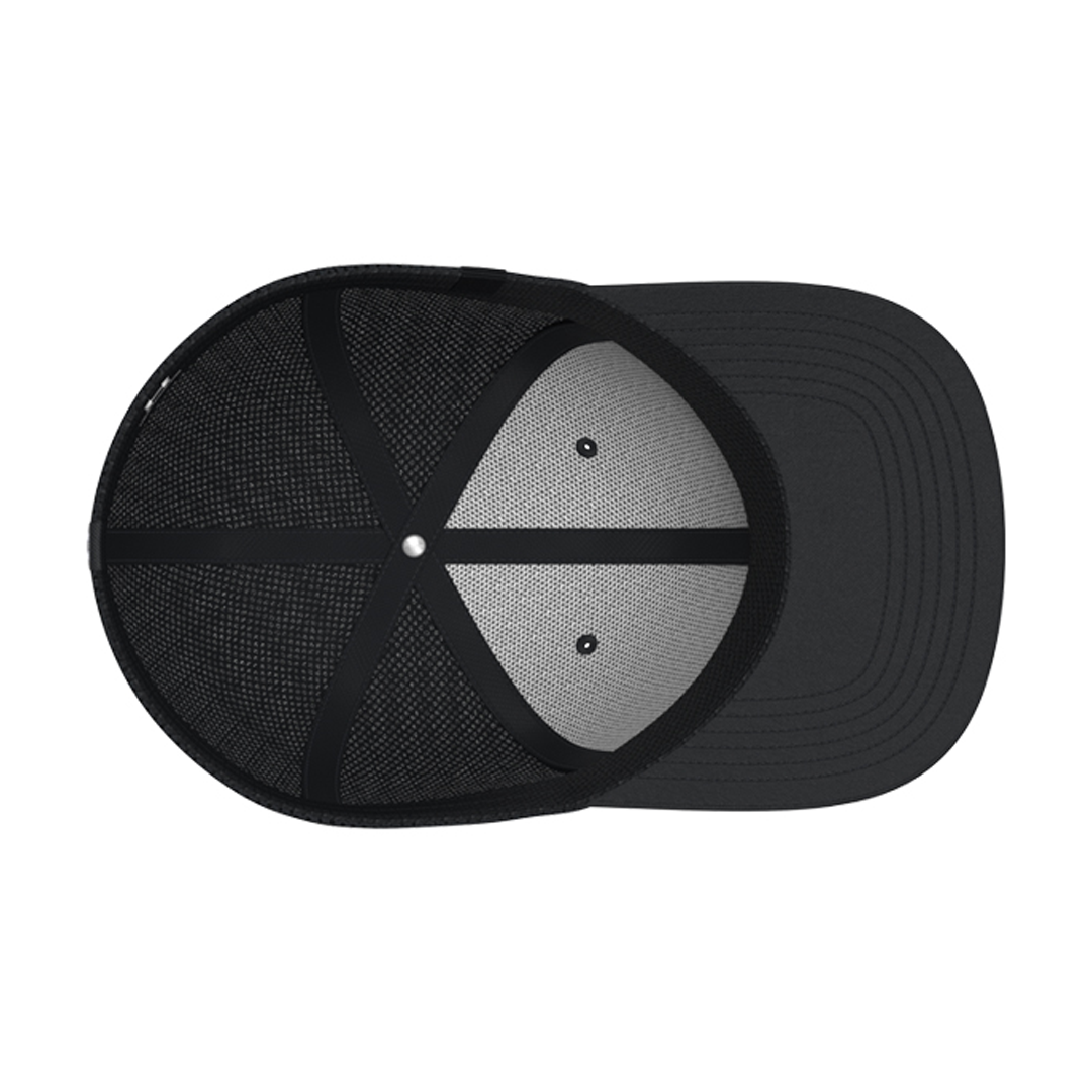 Under Armour Mens Drive Mid Stretch Cap - Black/White