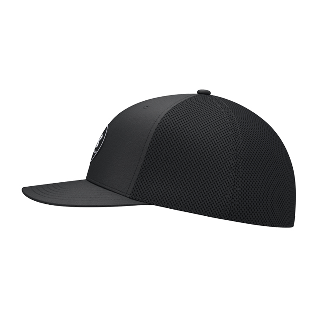 Under Armour Mens Drive Mid Stretch Cap - Black/White