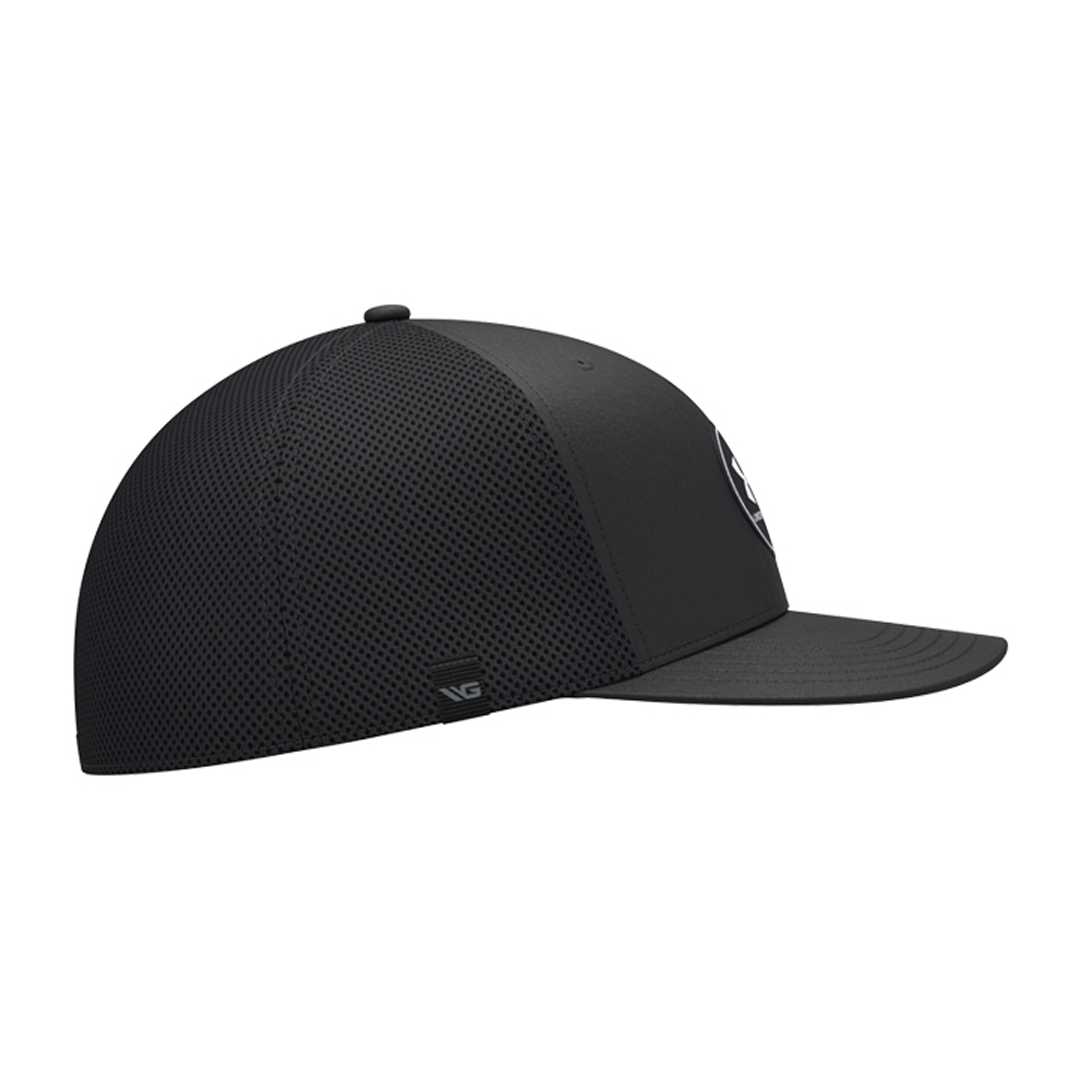 Under Armour Mens Drive Mid Stretch Cap - Black/White