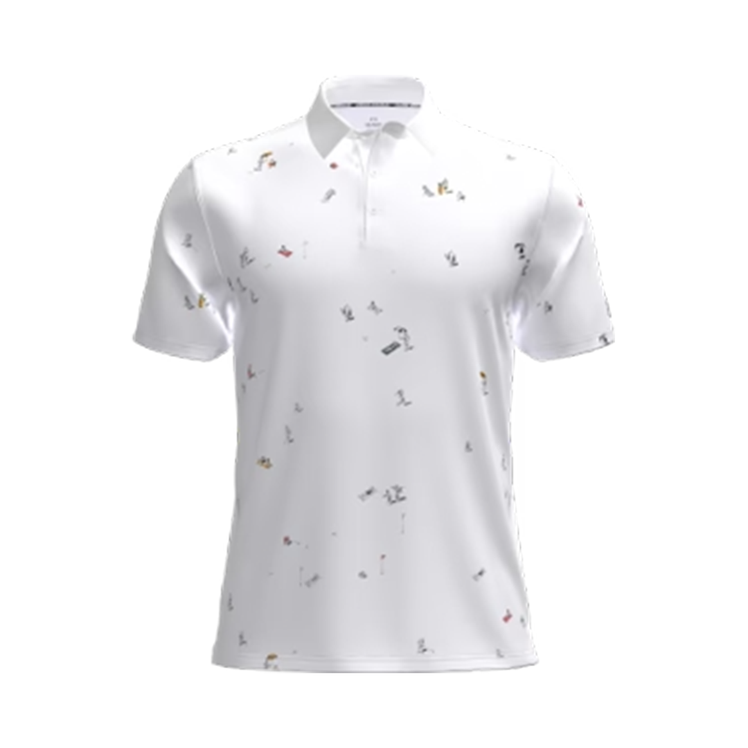 Under Armour Drive Printed Polo Rack Green