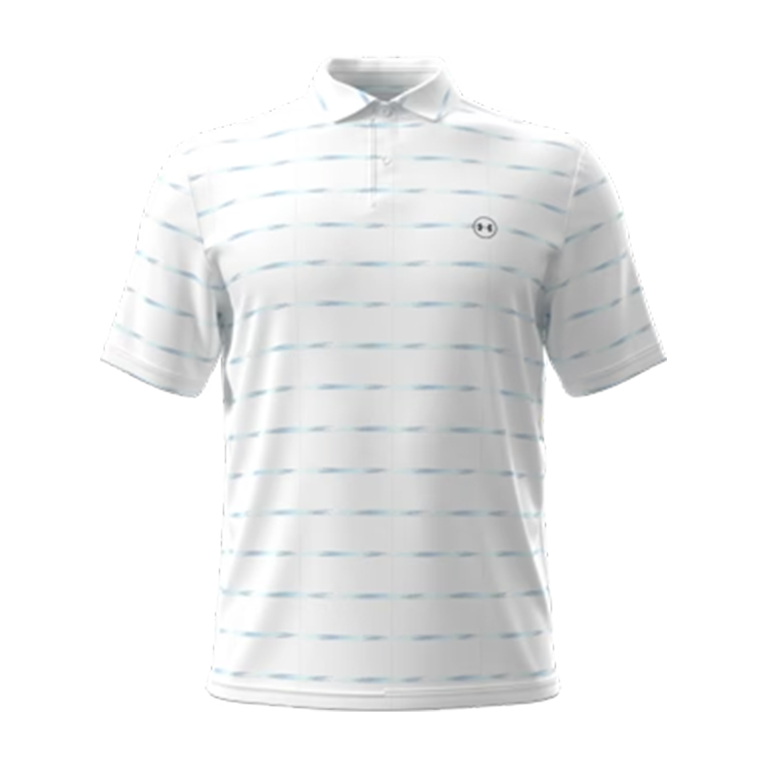 Under Armour Drive Chill Printed Polo White