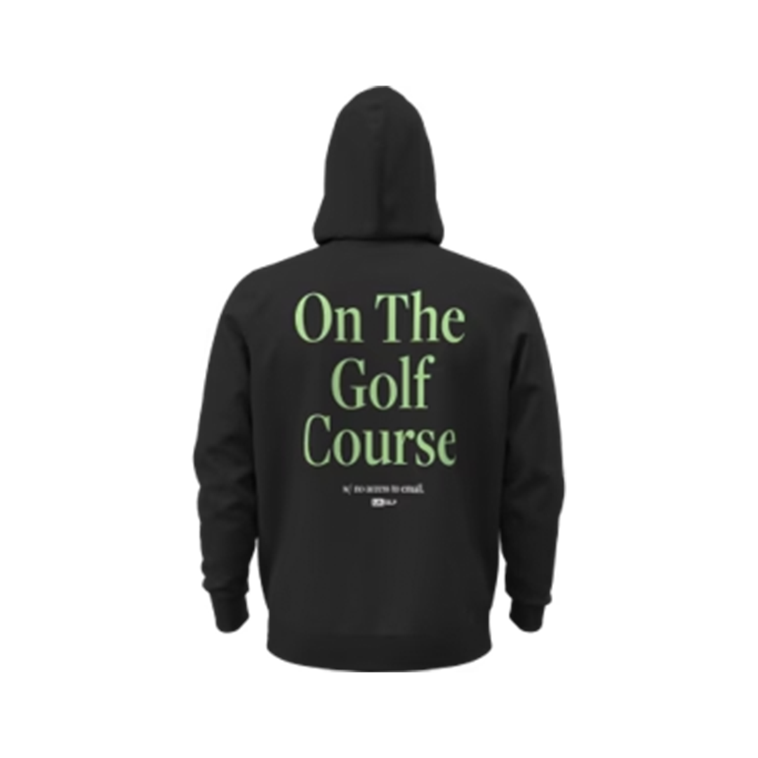 Under Armour Icon Golf Trip Hoodie Lumos Lime Back