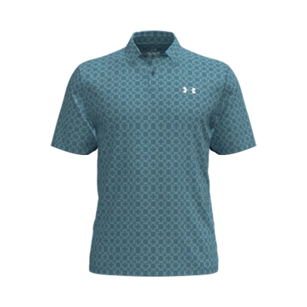 Under Armour Matchplay Printed Polo Boundless Blue