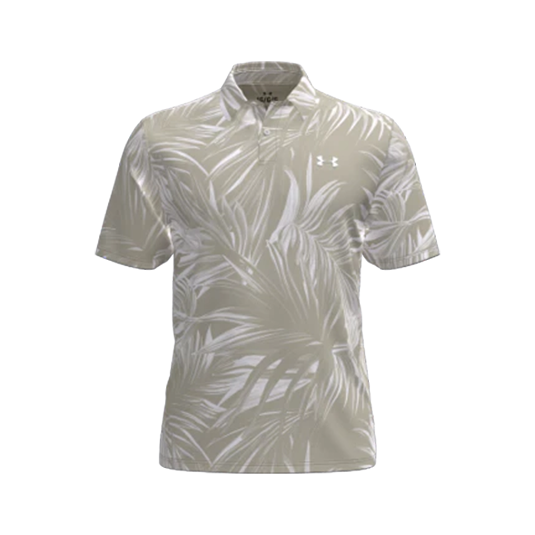 Under Armour Matchplay Printed Polo Khaki